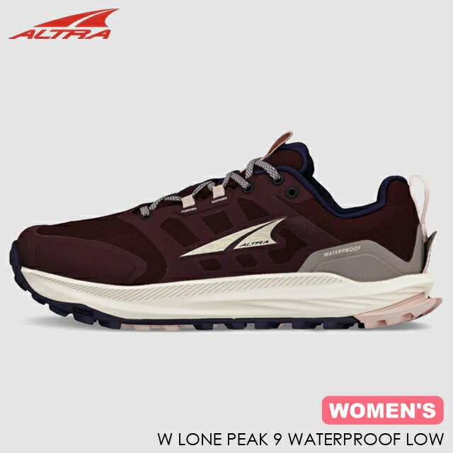LONE PEAK 9 WP LOW（ローンピーク 9 ウォータープルーフ ロー）ウィメンズ